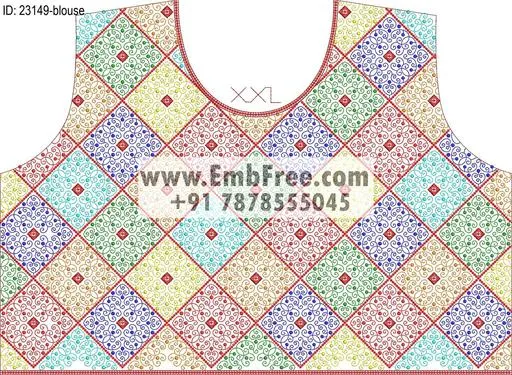 blouse embroidery design-ID:23149