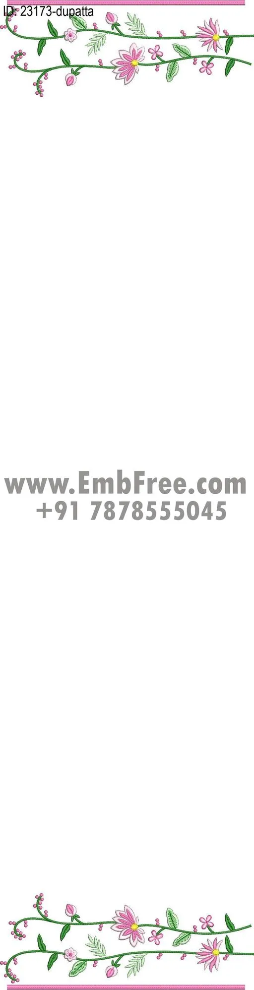top dupatta embroidery design