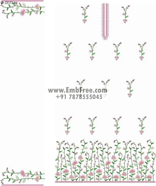 top dupatta embroidery design thumbnail 3