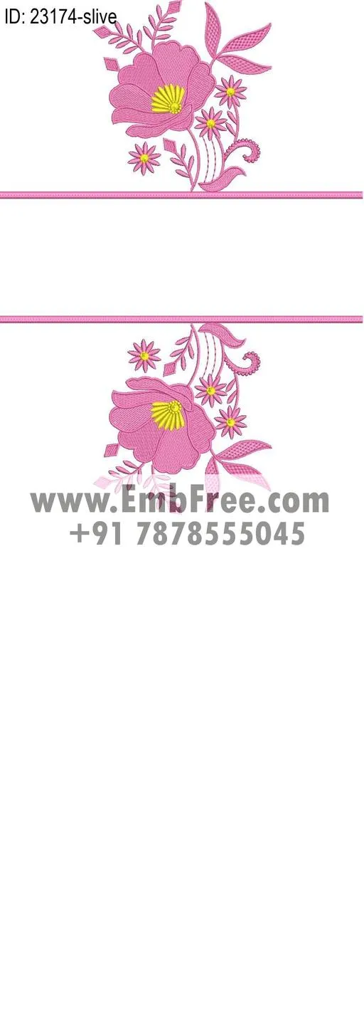 dress single head embroidery design thumbnail 2