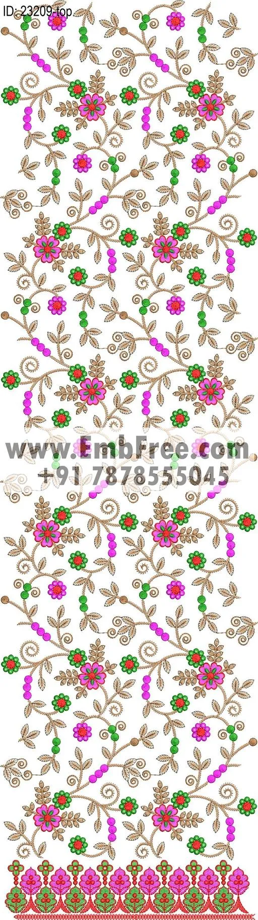 dress single head embroidery design-ID:23209