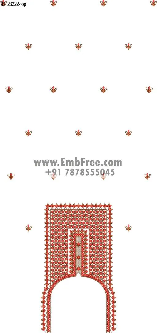 Embroidery Designs for dress id:23222