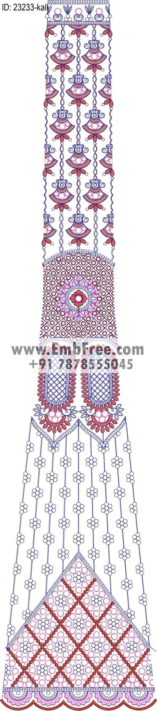 lahenga embroidery design