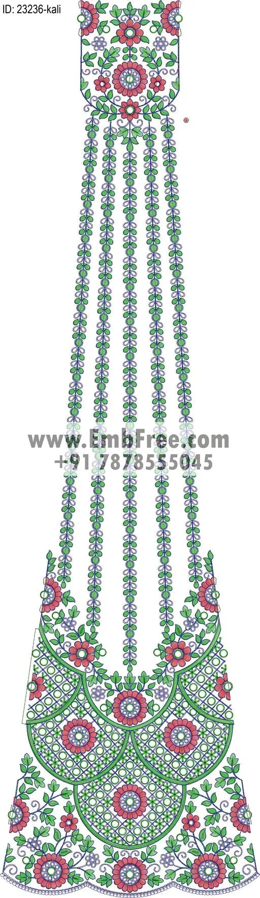 lahenga embroidery design