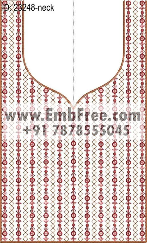 neck embroidery design-ID:23248