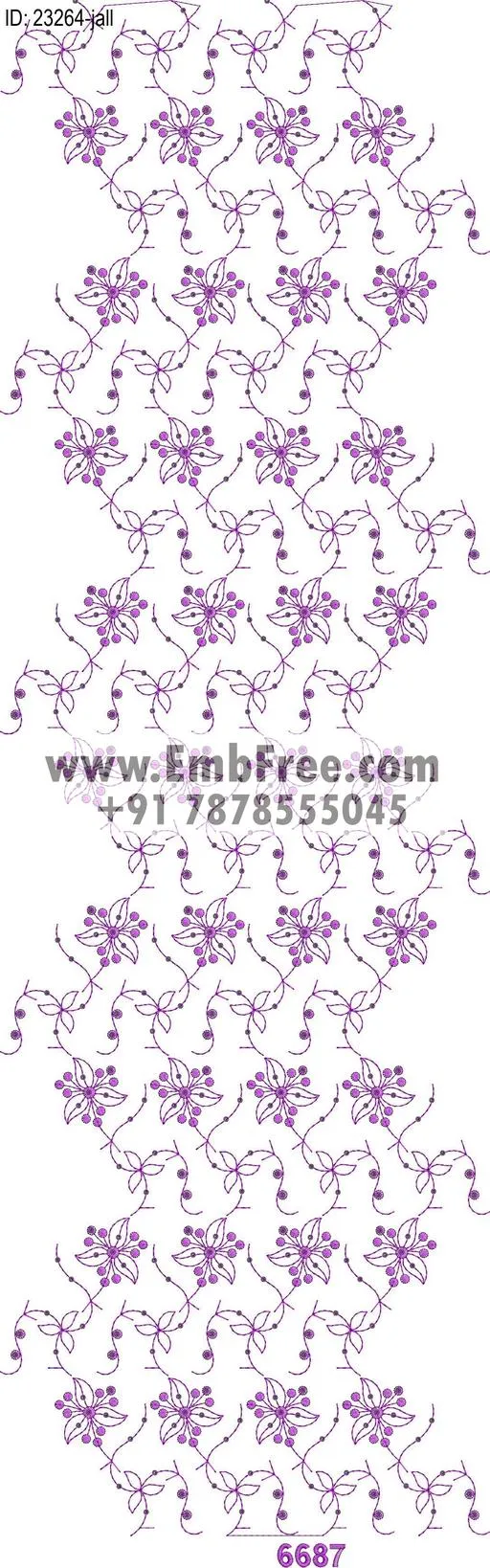 garment embroidery design