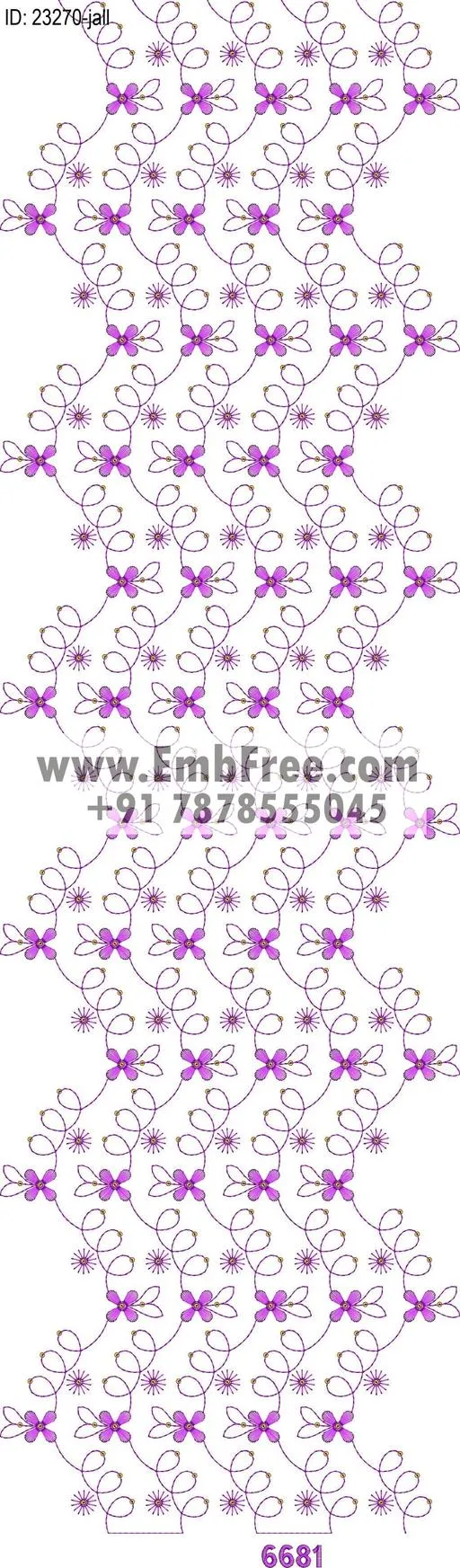 garment embroidery design