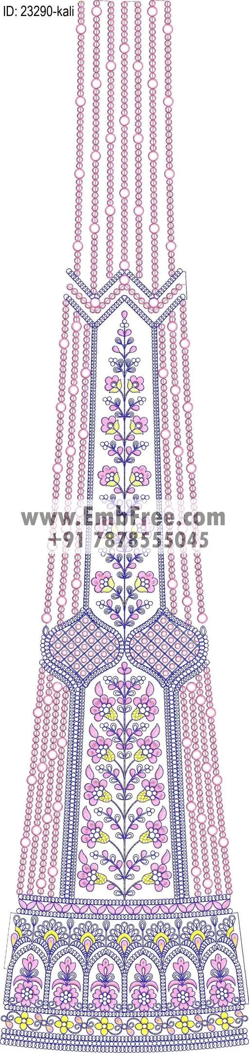 lahenga embroidery design