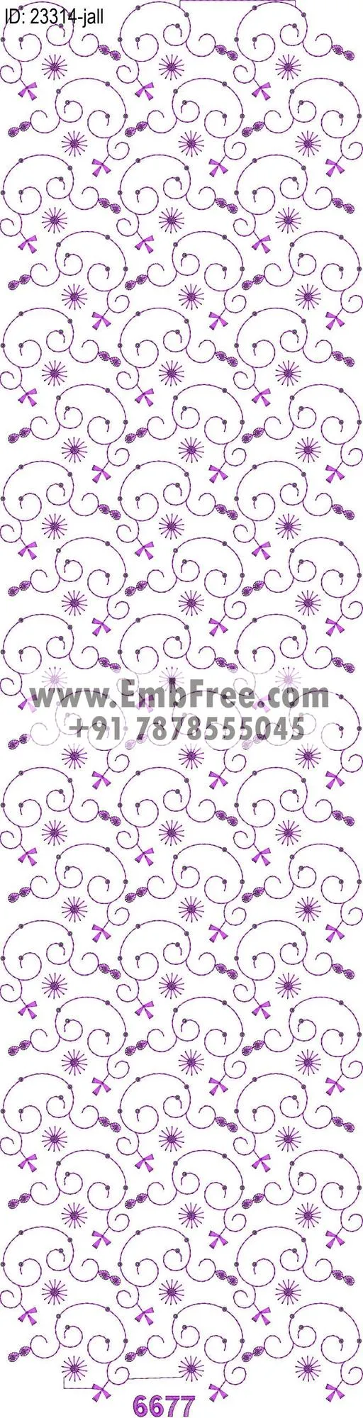 garment embroidery design