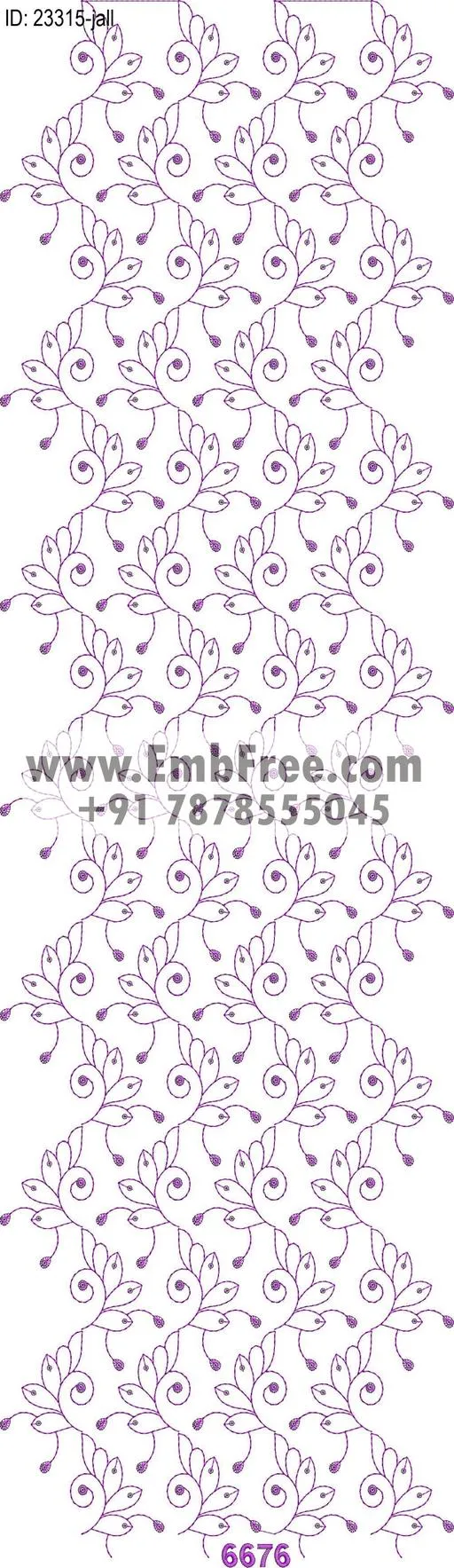garment embroidery design