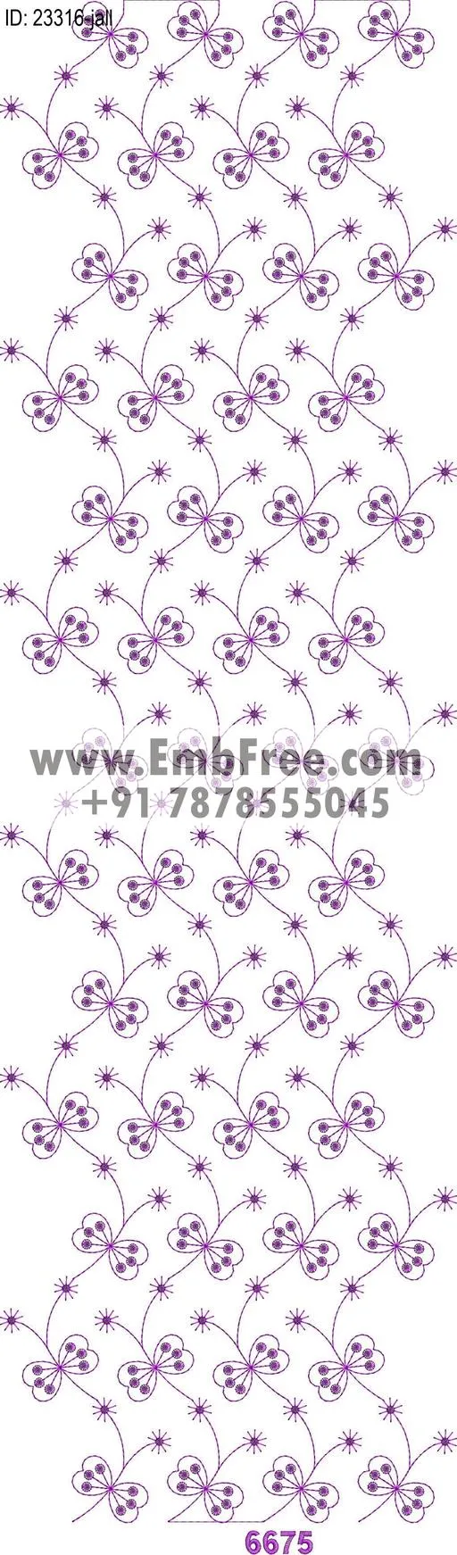 garment embroidery design