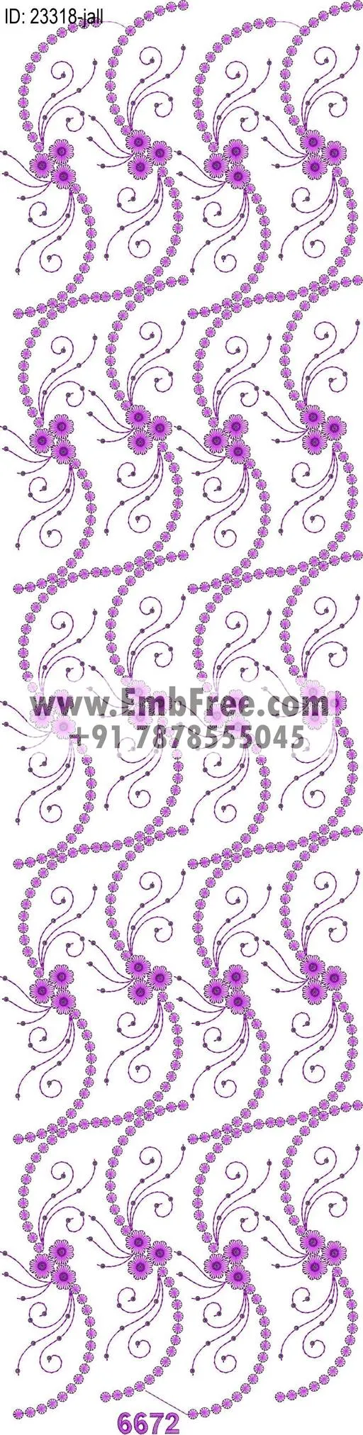 garment embroidery design