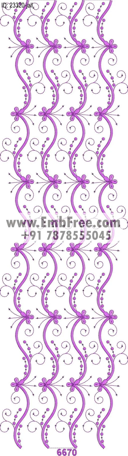 garment embroidery design