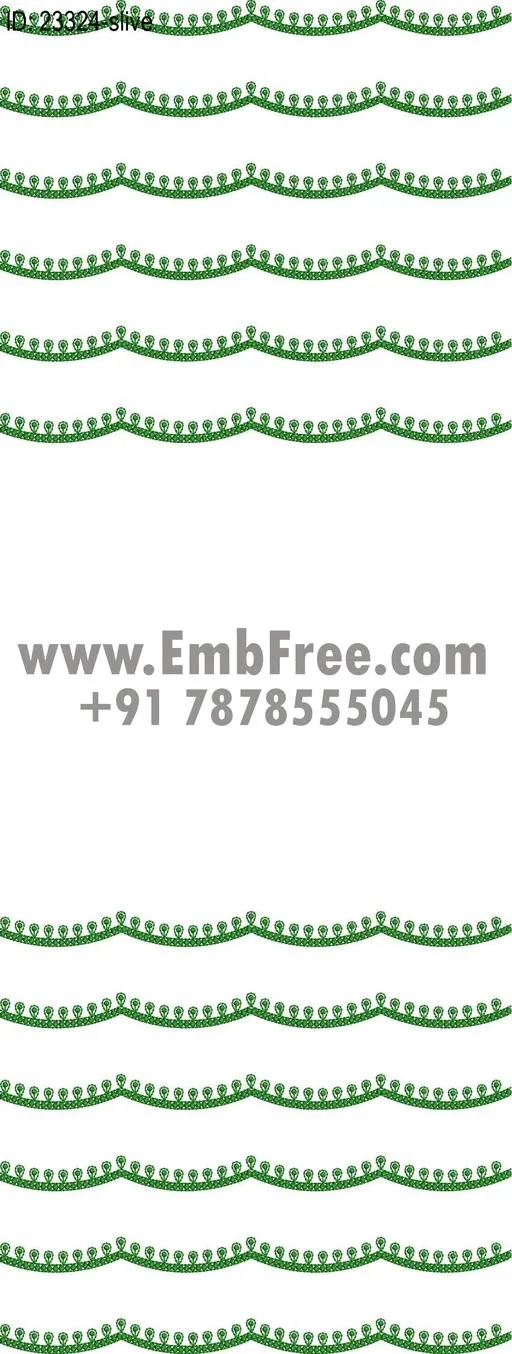 dress single head embroidery design