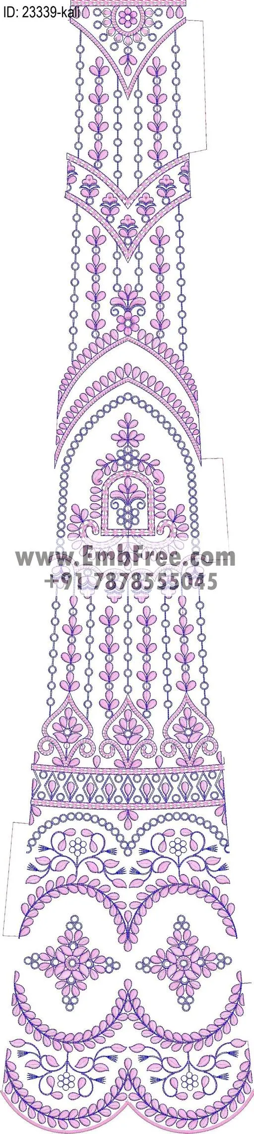lahenga embroidery design
