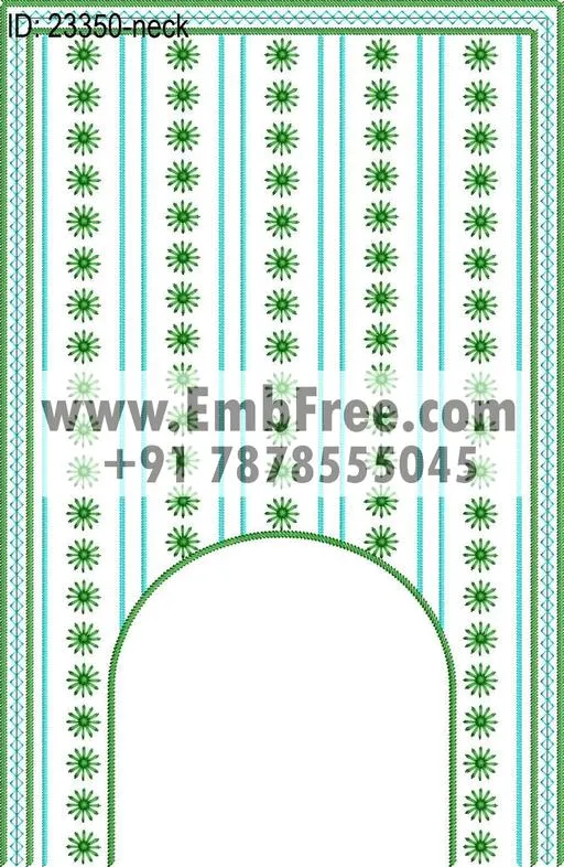 neck embroidery design-ID:23350