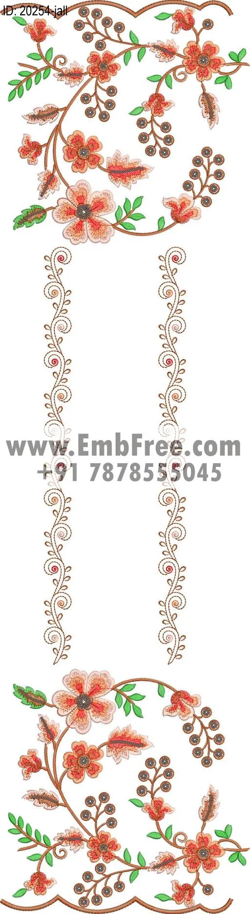 garment embroidery design-ID:20254