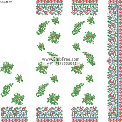 saree cpallu embroidery designs-ID:20256