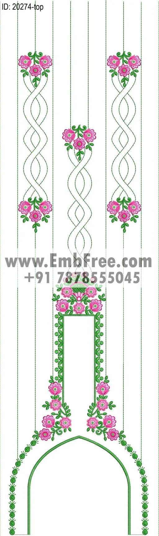 single head dress embroidery design-ID:20274