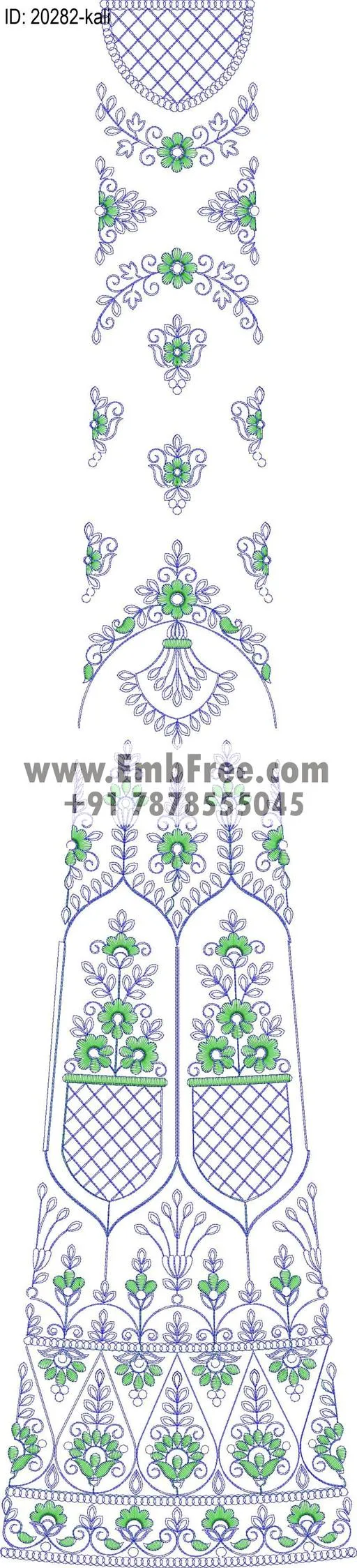 lahenga kali embroidery design-ID:20282