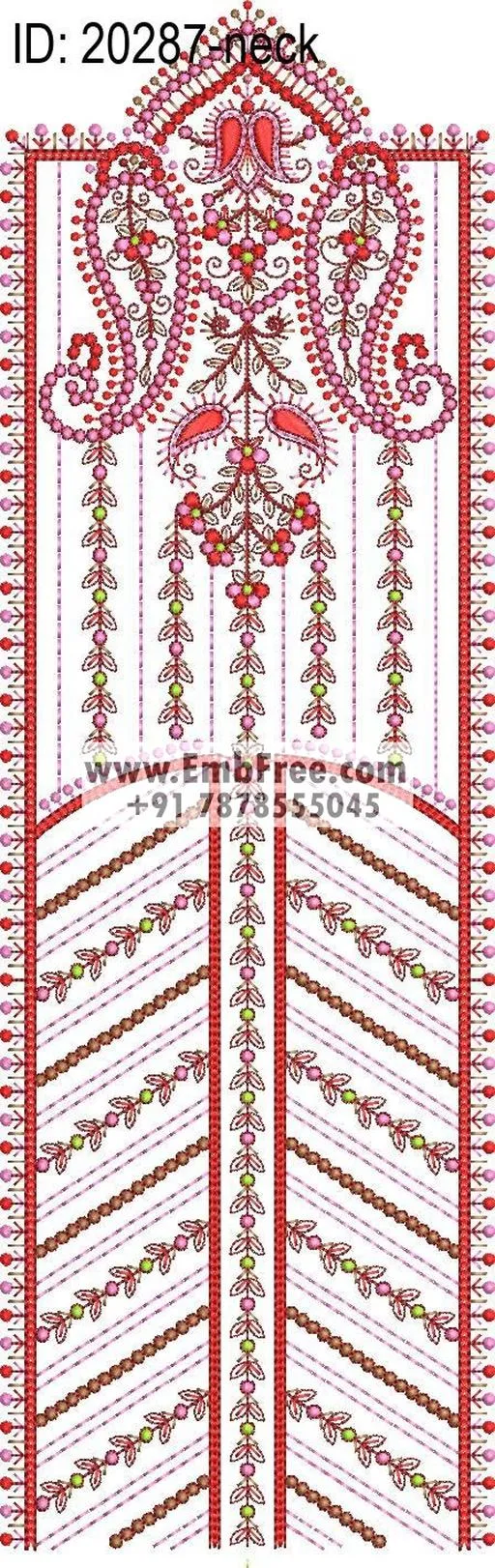 neck embroidery design-ID:20287