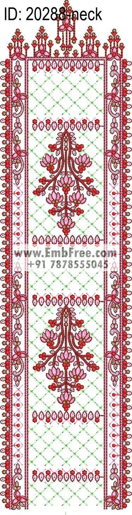 neck embroidery design-ID:20288