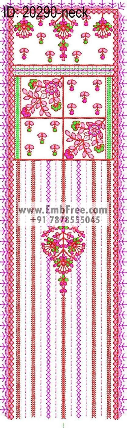 neck embroidery design-ID:20290