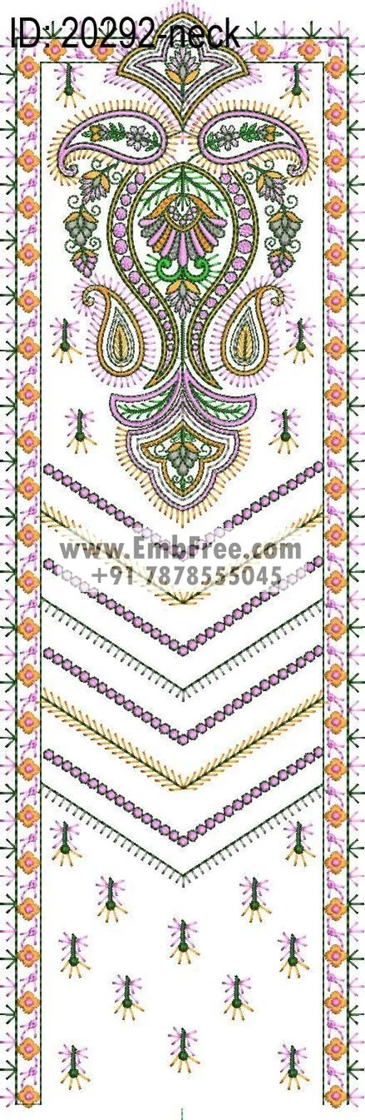 neck embroidery design-ID:20292