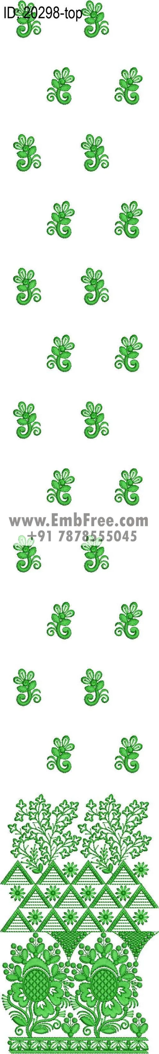 top suit embroidery design-ID:20298