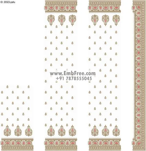 saree cpallu embroidery designs-ID:20323