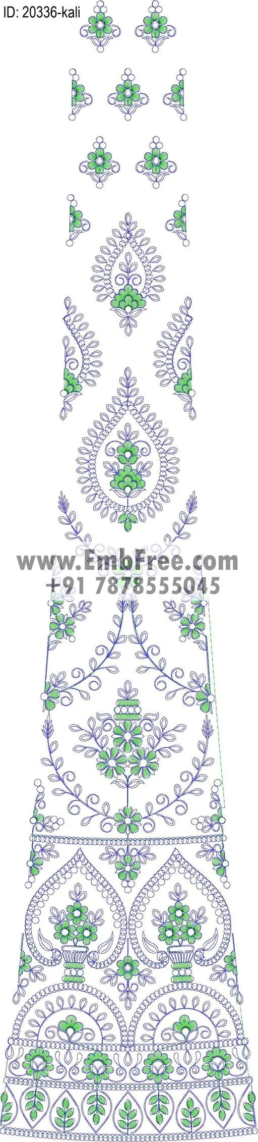 lahenga kali embroidery design-ID:20336