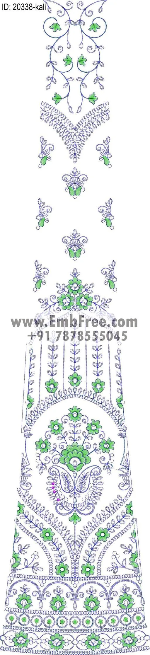 lahenga kali embroidery design-ID:20338