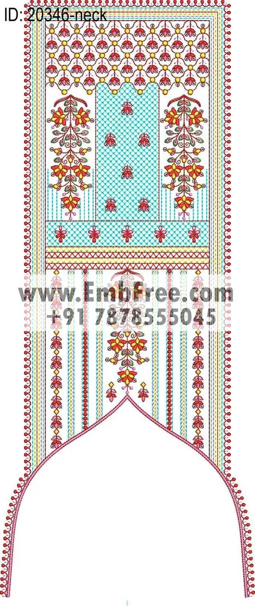 neck embroidery design-ID:20346