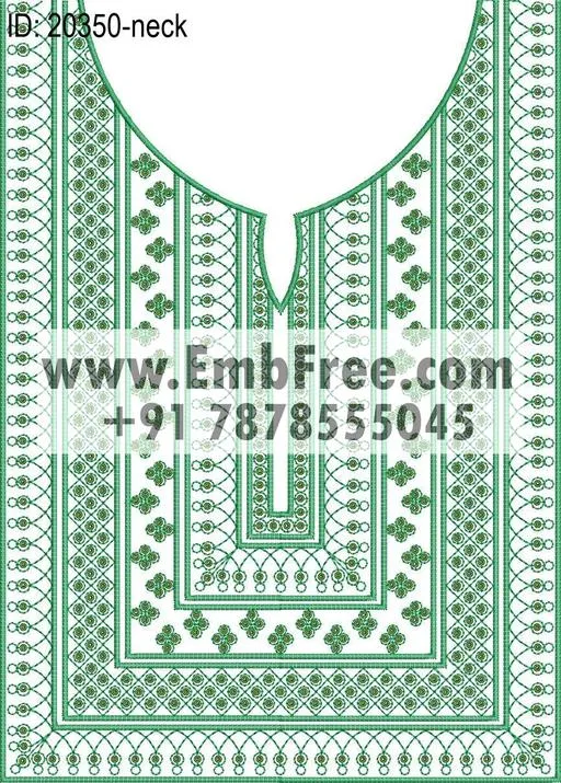 neck embroidery design-ID:20350