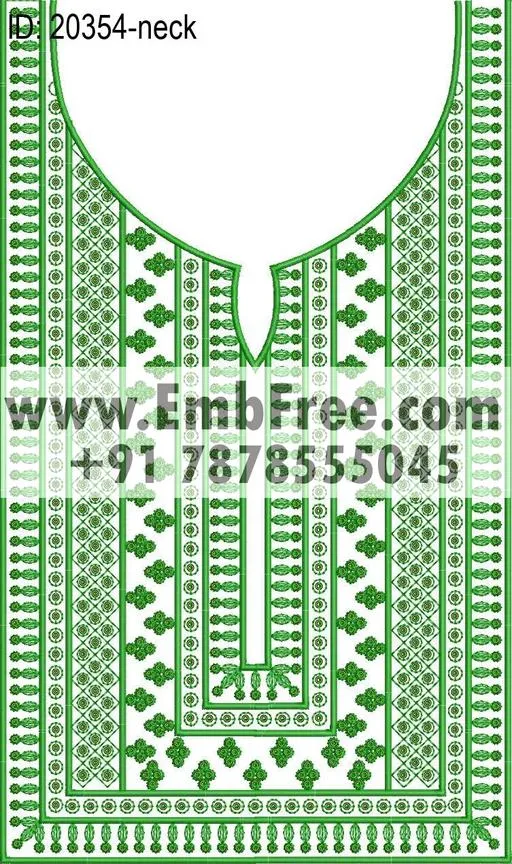neck embroidery design-ID:20354