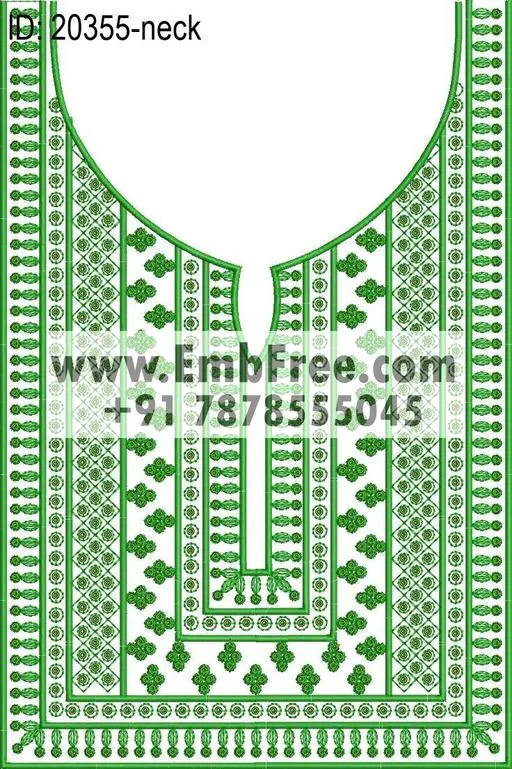 neck embroidery design-ID:20355