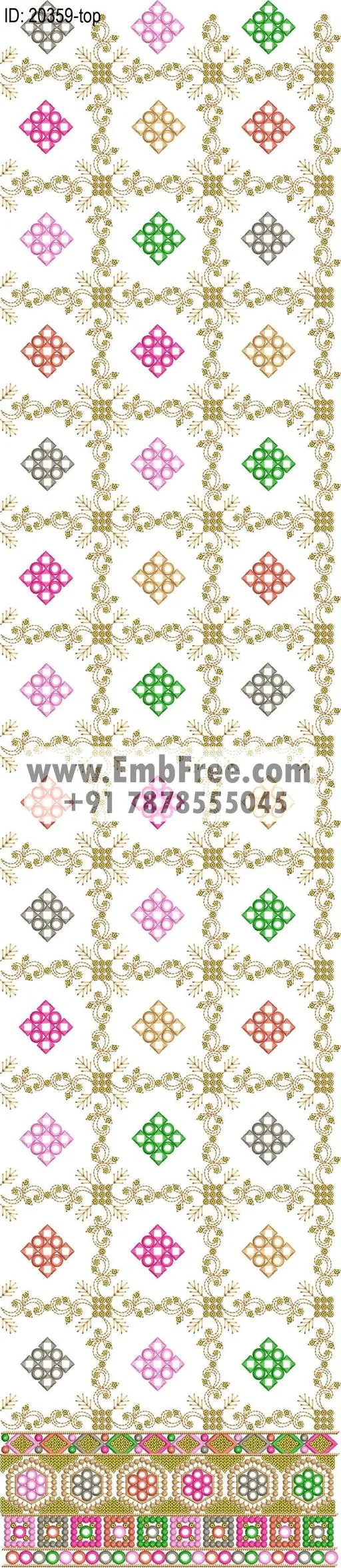 top suit embroidery design-ID:20359