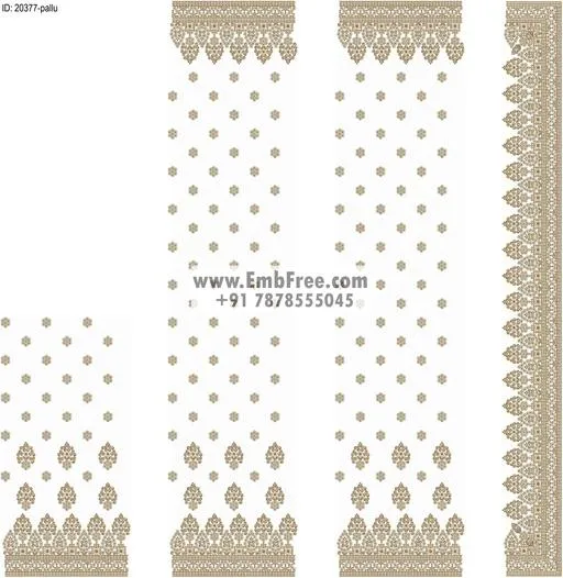 saree cpallu embroidery designs-ID:20377