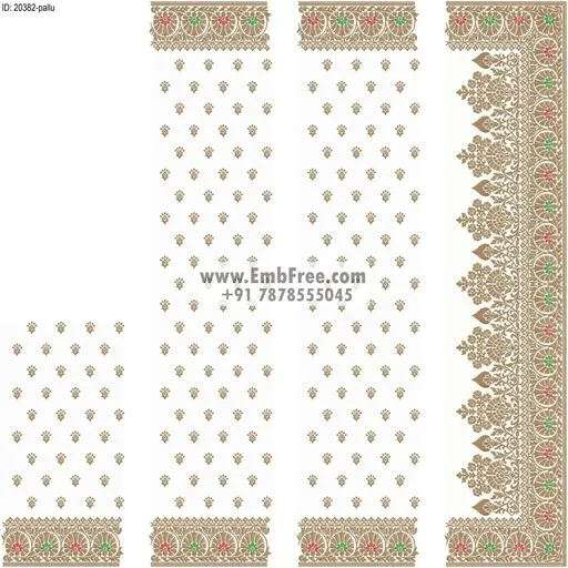 saree cpallu embroidery designs-ID:20382