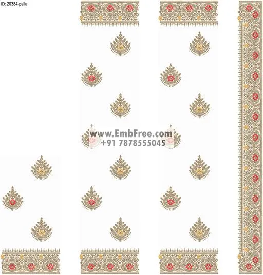 saree cpallu embroidery designs-ID:20384