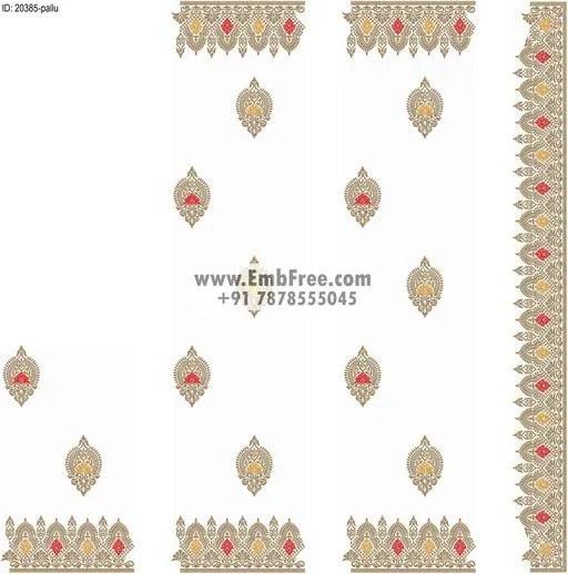 saree cpallu embroidery designs-ID:20385