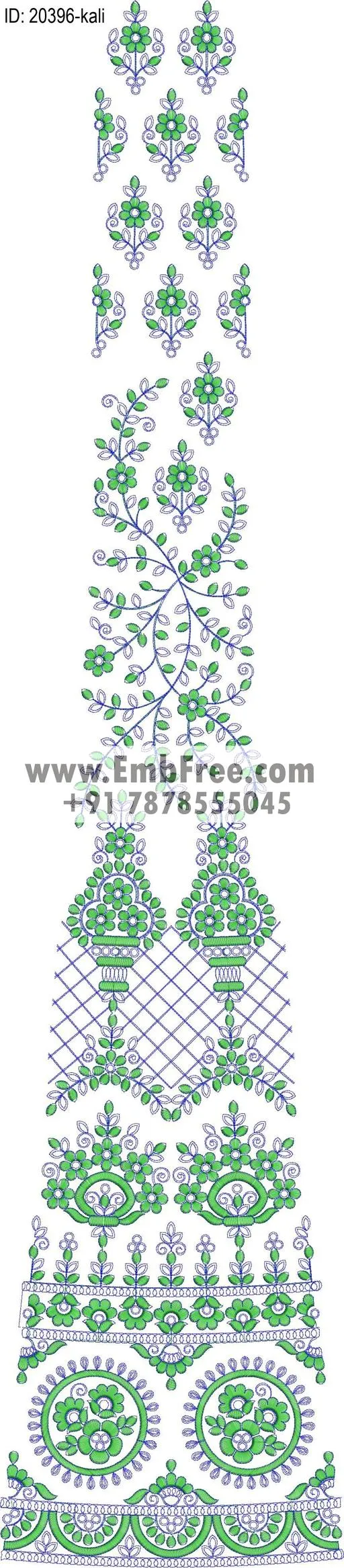 single head dress embroidery design-ID:20396