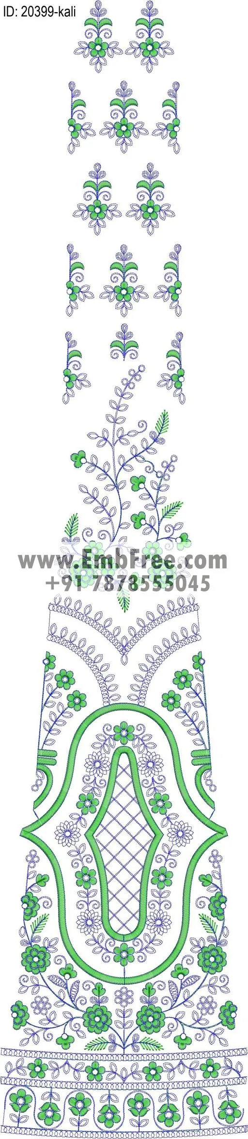 lahenga kali embroidery design-ID:20399