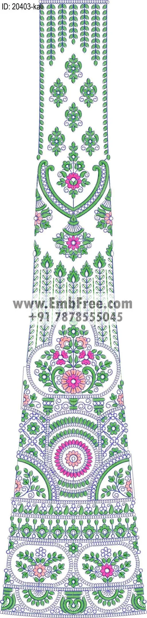 lahenga kali embroidery design-ID:20403