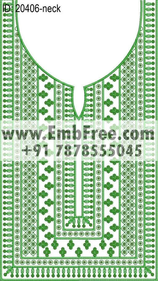 neck embroidery design-ID:20406