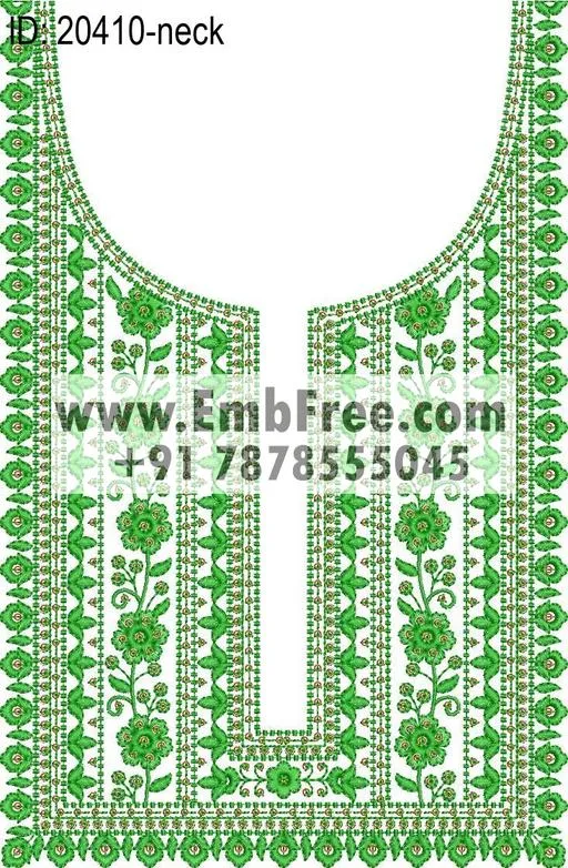 neck embroidery design-ID:20410