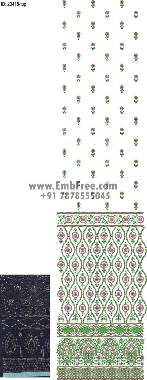 top suit embroidery design-ID:20418