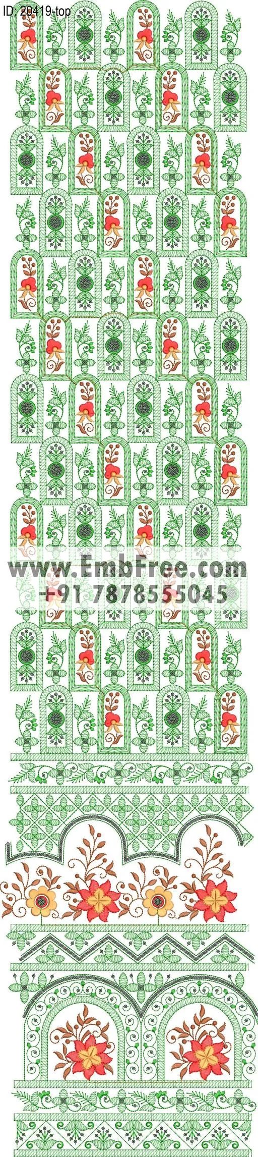 top suit embroidery design-ID:20419
