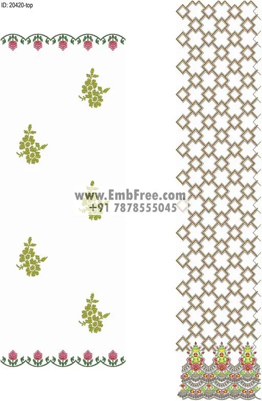 top suit embroidery design-ID:20420
