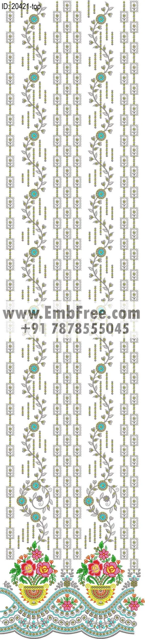 top suit embroidery design-ID:20421